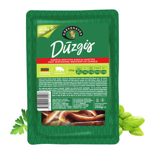 Karštai rūkytos pjaustytos kiaulių ausys DŪZGĖS, 200 g