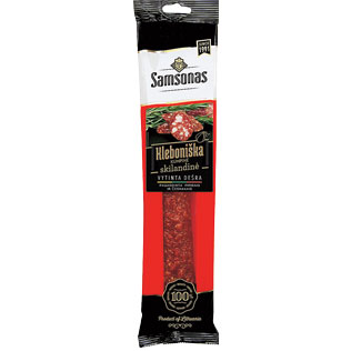 Vytinta kumpinė skilandinė dešra KLEBONIŠKA, a. r., 200 g