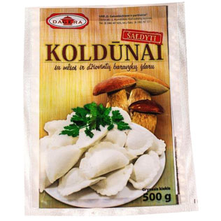Šald. koldūnai su mėsos ir džiovintų baravykų įd. DAGERA, 50 g
