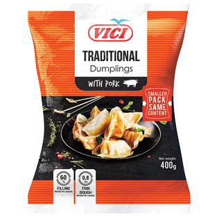 Š. koldūnai su kiauliena TRADITIONAL VIČI, 400 g