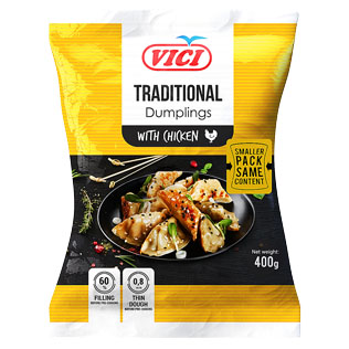 Šaldyti koldūnai VIČI TRADITIONAL, su višt. įdaru, 800 g