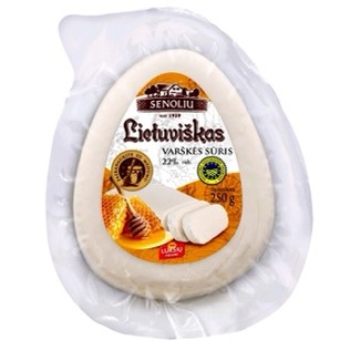 LIETUVIŠKAS varškės sūris, 22% rieb., 250 g