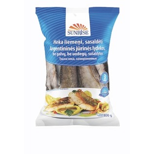Šald. argentininės jūrinės lydekos be galvų ir uodegų SUNRISE, 800 g