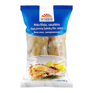 Šald. ilgųjų jūrinių lydekų filė SUNRISE, 750 g