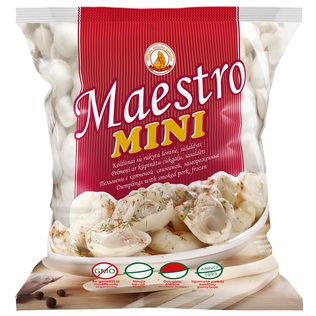 Šaldyti koldūnai su kiaulienos ir jautienos įdaru MAESTRO MINI, 400 g