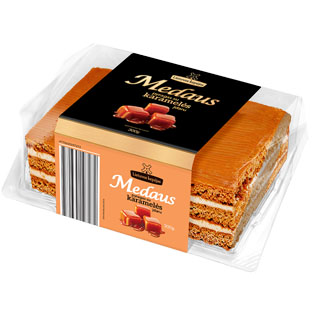 Medaus pyragas su karamelės įdaru LIETUVOS KEPĖJAS, 300 g/ pak.