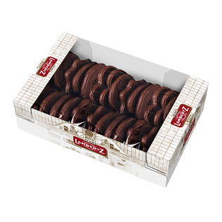 Fasuoti meduoliai glaistyti 17% šokoladu LAMBERTZ, 1 kg/pak.