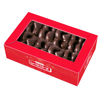 Fasuoti meduoliai glaistyti šokoladu 17% LAMBERTZ, 1 kg/pak.