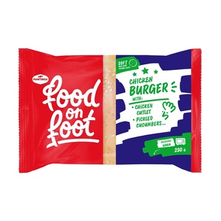 Mėsainis su vištienos kotlet. FOOD ON FOOT, 220 g