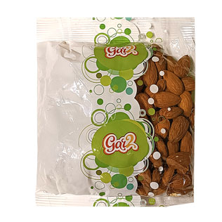 Fasuoti migdolų riešutai GAR2, 200 g/pak.