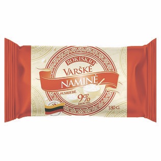 ROKIŠKIO NAMINĖ varškė, 9 % rieb., 180 g