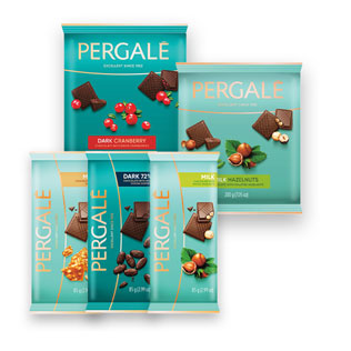Šokoladui PERGALĖ (7 rūšių), 95 g, 100 g