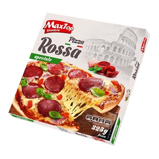 Šaldyta pica ROSSA SPECIALE MAX TOP su kumpiu ir saliamiu, 325 g
