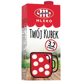 UAT pienas TWOJ KUBEK 3,2% rieb., 1 l