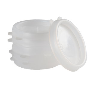 Plastikiniai stiklainių dangteliai, art. 6017, 10 vnt./pak.
