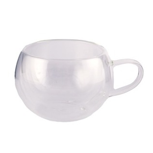 Dvigubo stiklo ŽEMAS puodelis, 300 ml