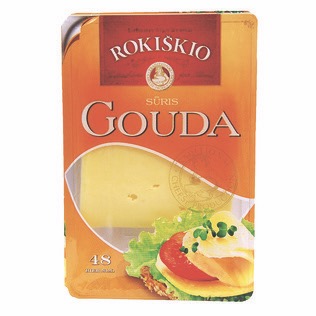 Rokiškio sūris riekelėmis GOUDA, 150 g