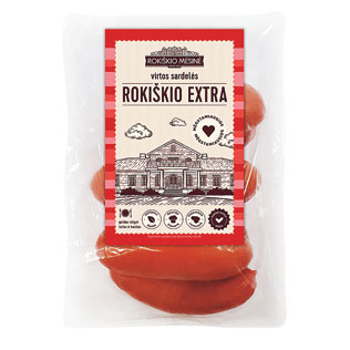 ROKIŠKIO EXTRA virtos sardelės, a. r., 500 g