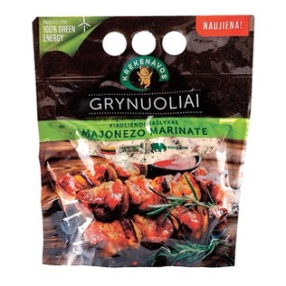 Kiaulienos šašlykas majonezo mar. GRYNUOLIAI, 800 g