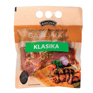 Marinuotas kiaulienos sprandinės šašlykas KLASIKA, 1 kg