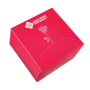 Kosmetinės servetėlės ROSERY, 2 sl., 50 lapų, 1 dėž.