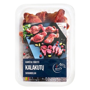 Karštai rūkyti kalakutienos skrandeliai, 1 kg