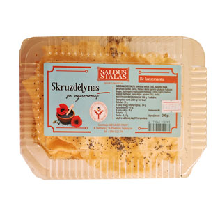 Skruzdėlynas su aguonomis SALDUS STALAS, 200 g/pak.