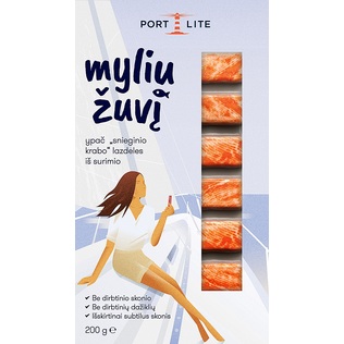 Atšaldytos snieginių krabų skonio lazdelės iš surimio MYLIU ŽUVĮ, 200 g