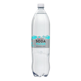 Gazuotas stalo vanduo SODA WATER, 1,5 l,