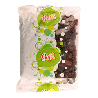 Fasuotos džiovintos spanguolės GAR2, 200g/pak.