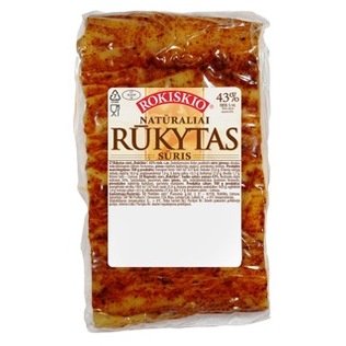 ROKIŠKIO natūraliai rūkytas sūris vakuume, 1 kg