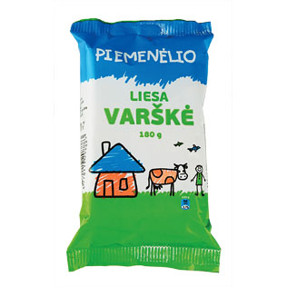 PIEMENĖLIO liesa varškė, 180 g