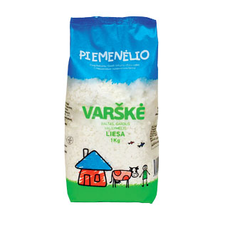 PIEMENĖLIO liesa biri varškė, 1 kg