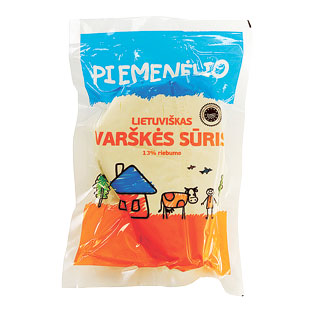 PIEMENĖLIO LIETUVIŠKAS varškės sūris, 13% rieb., 1 kg