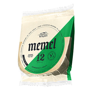 Kietasis sūris MEMEL RESERVE 12 mėn., 40% r.s.m., 180 g 