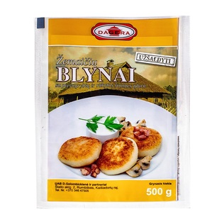 Šald. žemaičių blynai su pievagrybių ir rūkytos šoninės įdaru DAGERA, 500 g