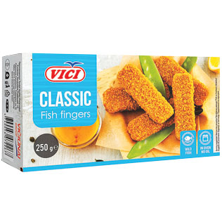 Šaldyti žuvies piršteliai VIČI, 250 g