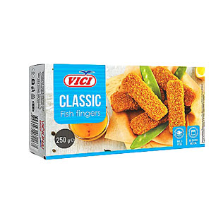 Šaldyti žuvų piršteliai VIČI CLASSIC, 250 g